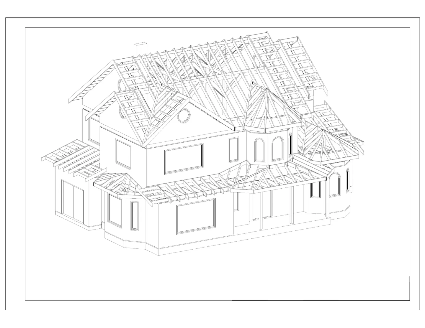 Plan de arhitectură, Casa Andrei