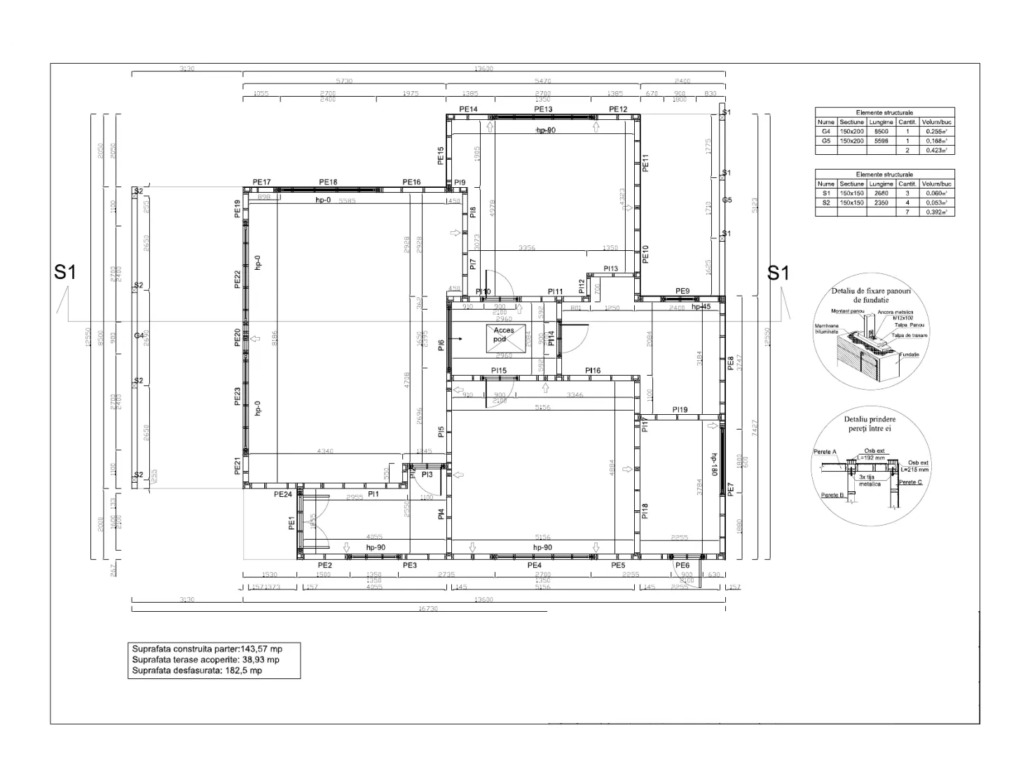 Casa Maria, Plan parter
