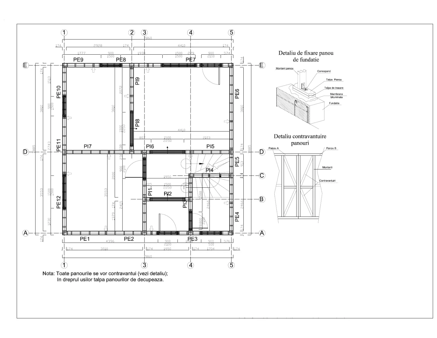 Casa Sorin, Plan parter