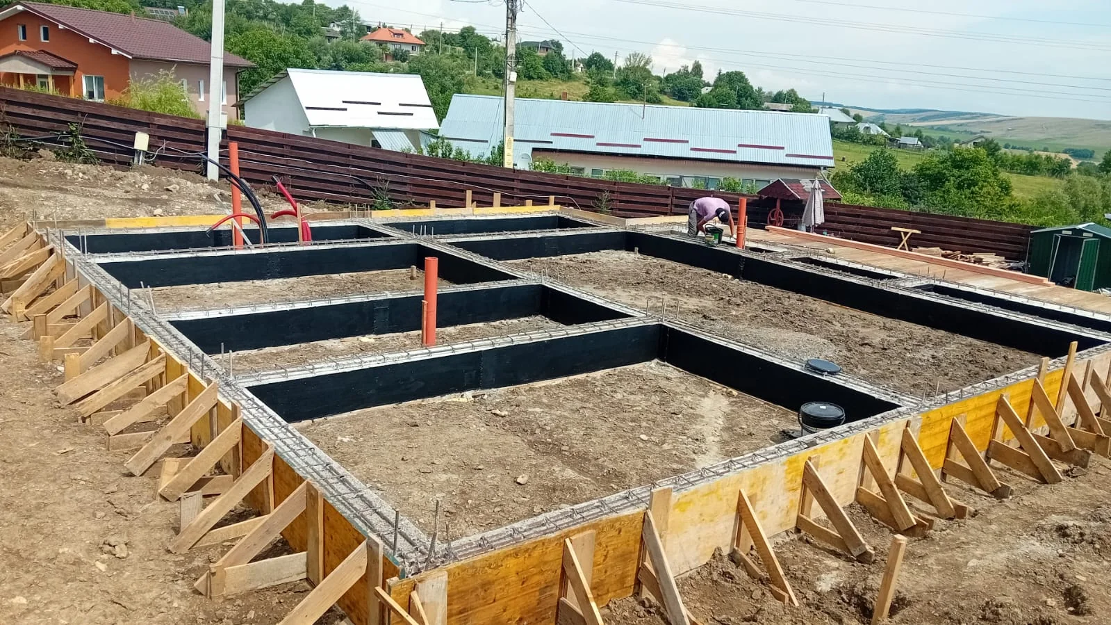 Casa Ioana, etapă de construcție 1