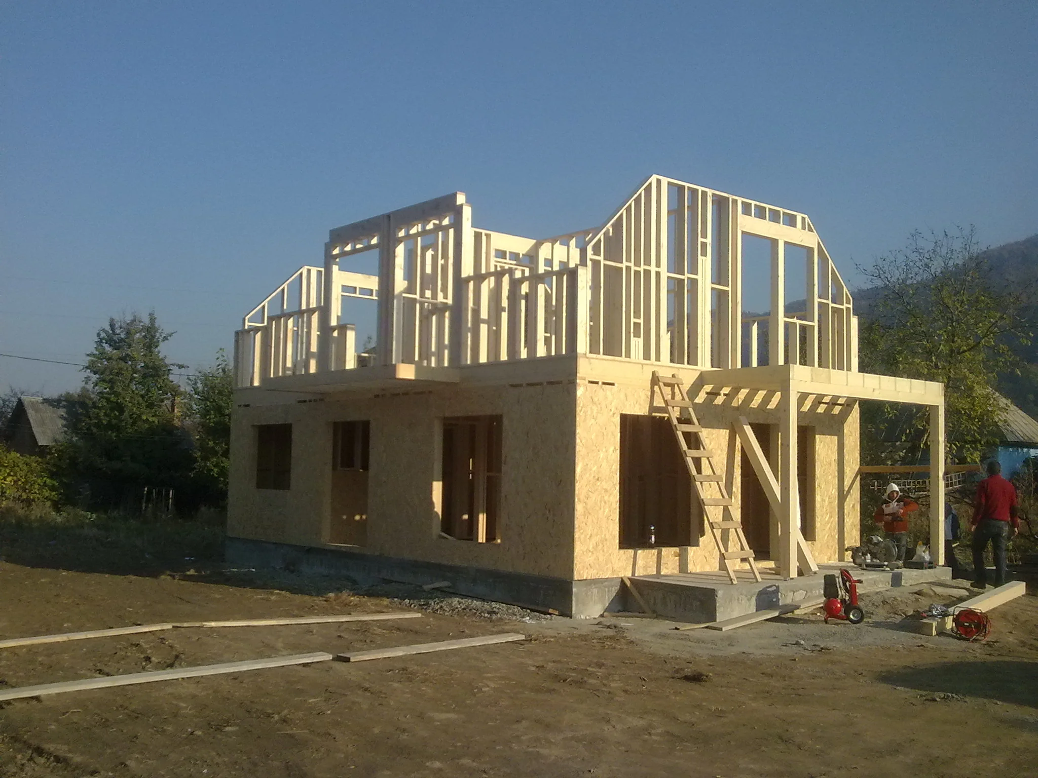 Casa Laurențiu, etapă de construcție 2