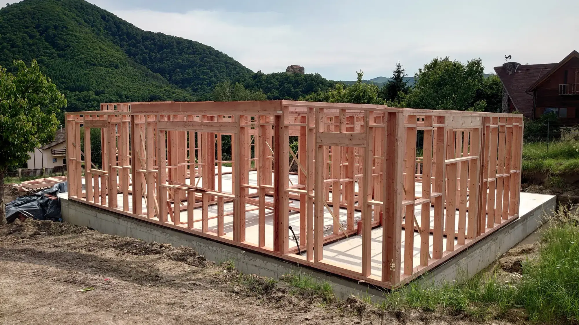Casa Maria, etapă de construcție 2