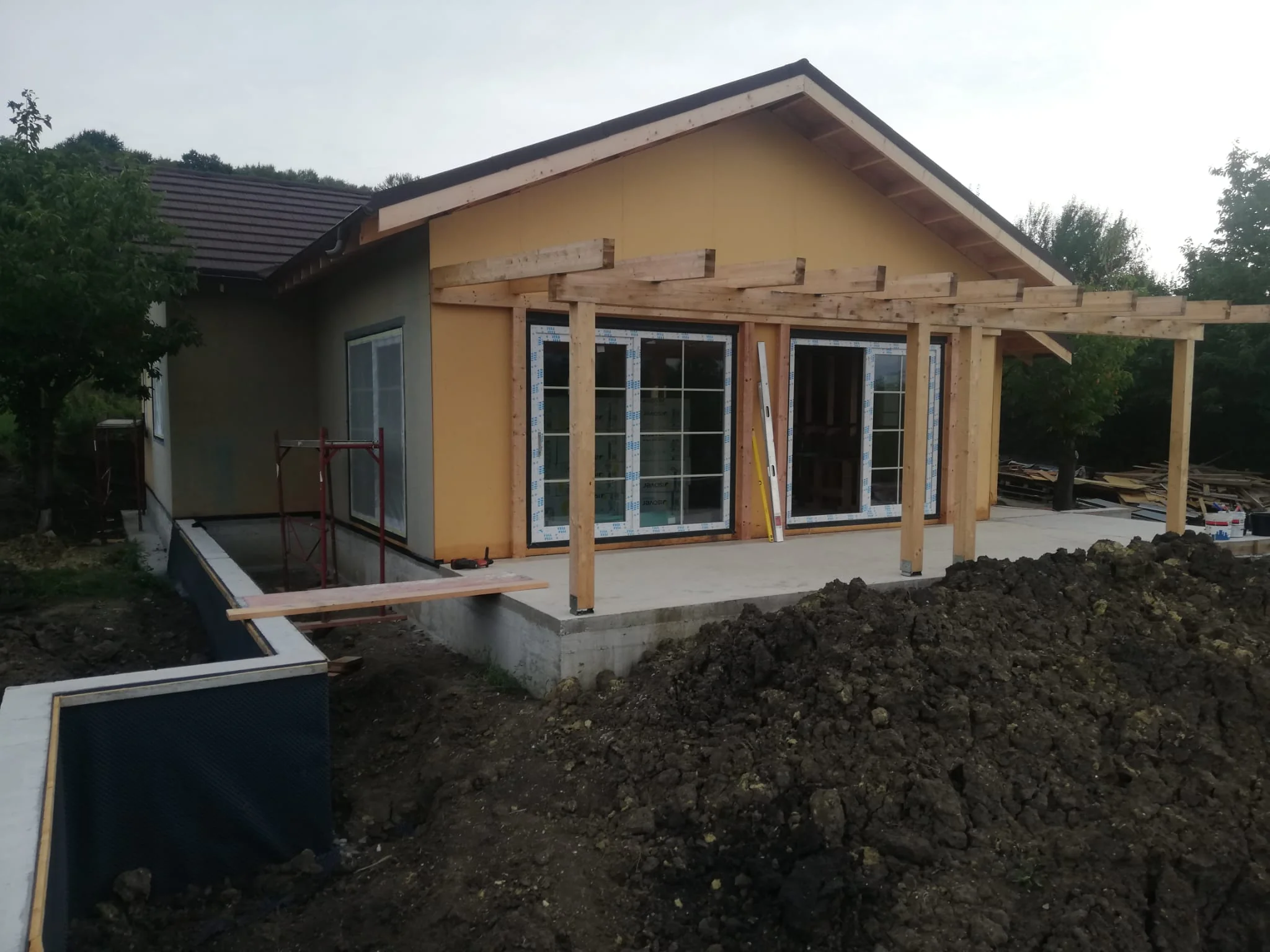 Casa Maria, etapă de construcție 4