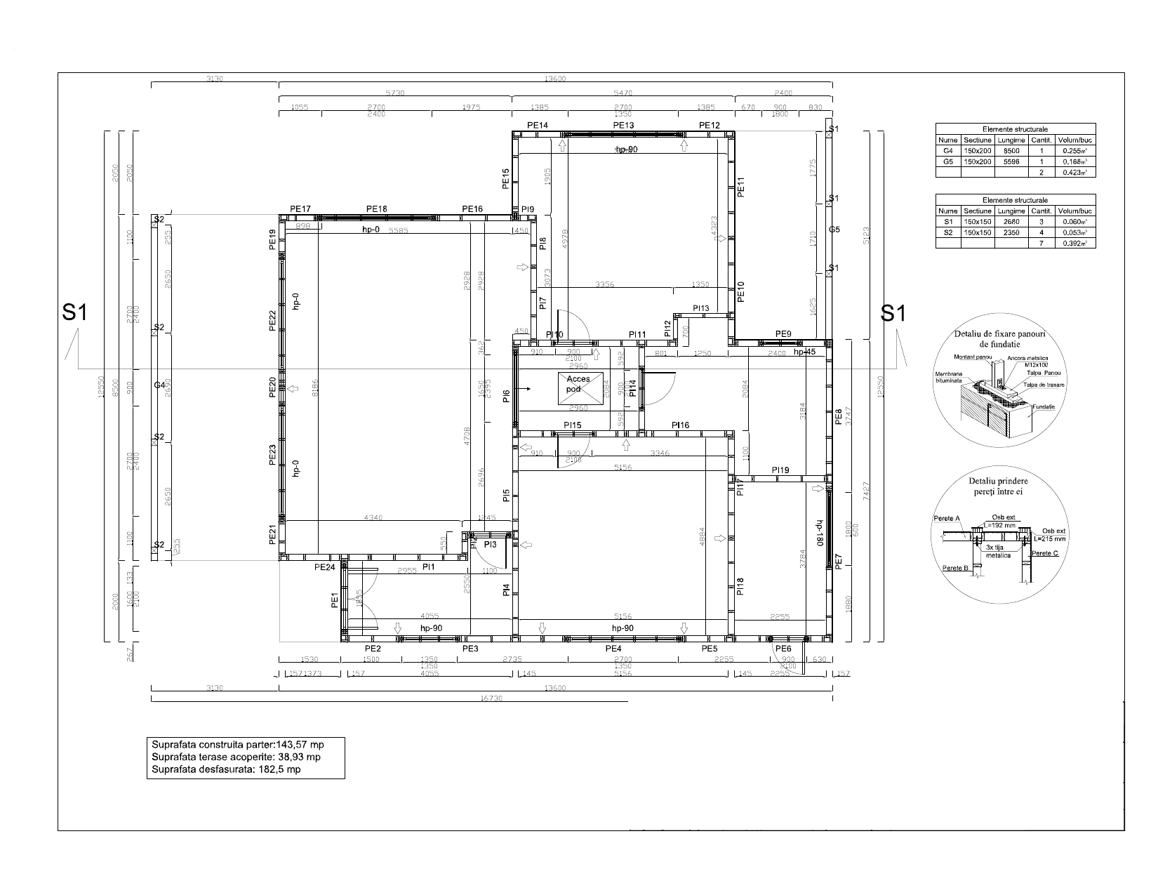 Casa Maria, Plan parter