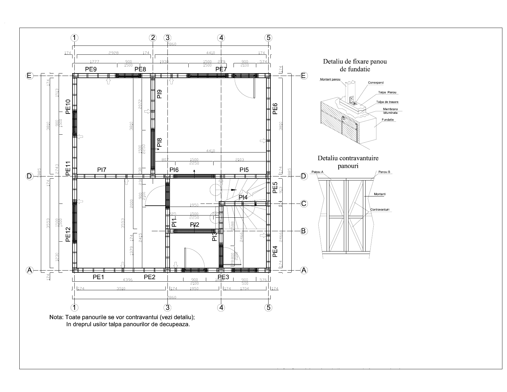 Casa Sorin, Plan parter